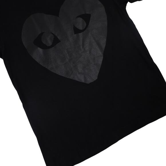 Comme Des Garcons Play Heart Front / Back Graphic T Shirt - Picture 3 of 11